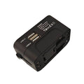 Adaptador Universal de Viaje con 2 Puertos USB